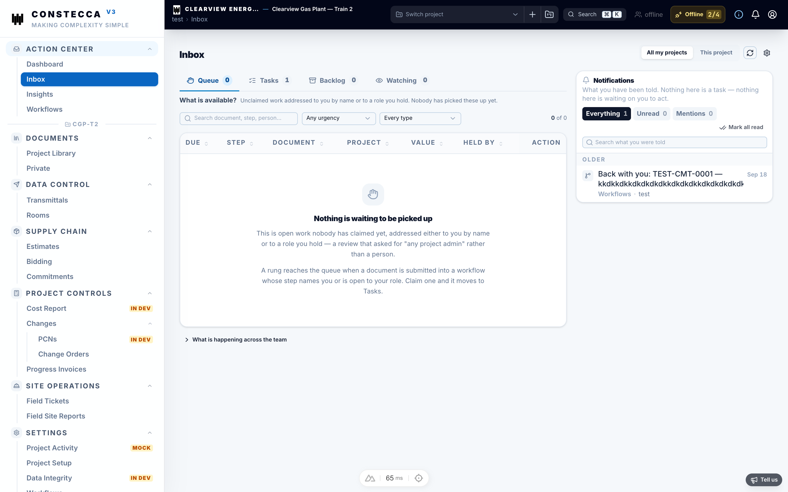 Toggling built-in page explanations from the top header